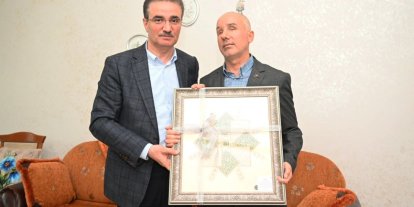 Kahraman gazilere bayram ziyareti