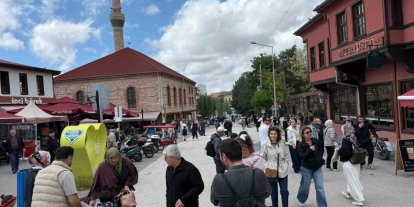 Odunpazarı’nda bayram yoğunluğu