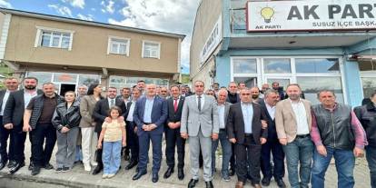 AK Parti Heyetinden Susuz İlçe Teşkilatına Bayram Ziyareti
