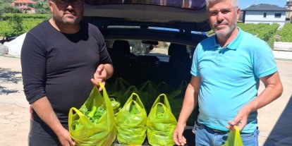 Sarıgöl’ün meşhur Emcelli biberi gurbetçilerin gözdesi oldu