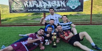 Kızılçukur Köyü’nde futbol turnuvası gerçekleştirildi