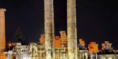 Didim Apollon Tapınağı, gece de ziyaret edilebilecek
