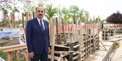 Başkan Altay: "150 milyon lira maliyetle yayalar ve bisiklet kullanıcıları için 2 yeni üst geçit yapıyoruz"