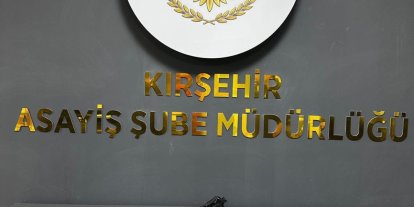 Kırşehir’de ruhsatsız tabanca ve fişek ele geçirildi