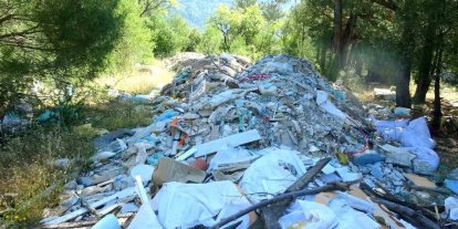 Ormanlık alanlara atılan moloz ve inşaat atıklarına vatandaş tepkisi