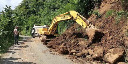 Ordu’da heyelan nedeniyle ulaşıma kapanan 236 mahalle yolu açıldı