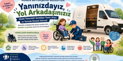 Mobil tekerlekli sandalye tamir aracı ‘Engelsiz Muğla’ için yollarda