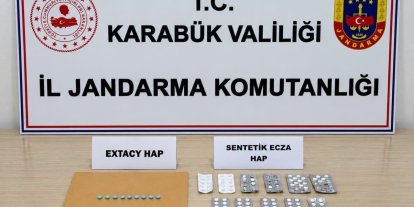 Karabük’te 241 uyuşturucu hap ele geçti