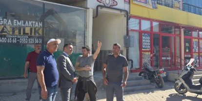 Kaymakamı Algın, yıkım çalışmalarını inceledi