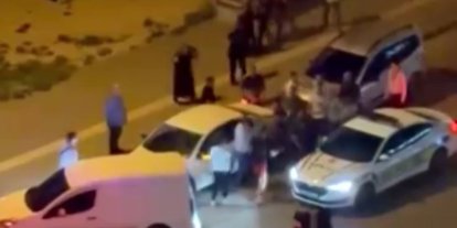Gaziantep’te meydana savaşını aratmayan trafik kavgası