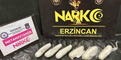 Erzincan’da 565 gram metamfetamin ele geçirildi: 2 şüpheli tutuklandı