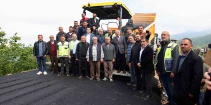 Ordu’da 3 ilçeyi ilgilendiren yolda sıcak asfalt çalışması