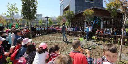 Ödüllü Canik Sıfır Atık Köyü’nde doğa dostu nesiller yetişiyor