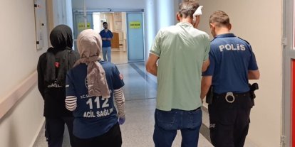 İnşaattan düşen malzeme yayaya isabet etti: 1 yaralı