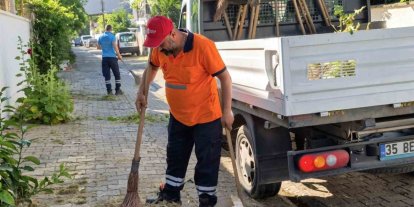 Efeler Belediyesi’nden sokaklarda temizlik çalışması
