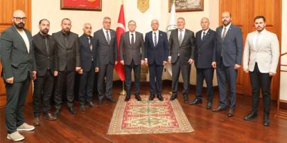 Kars Valisi Ziya Polat, MHP İl Başkanı Ali Okyay’ı Ağırladı