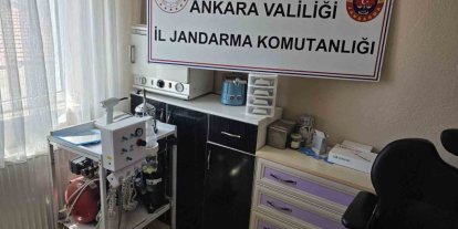 Ankara’da sahte diş doktoruna operasyon