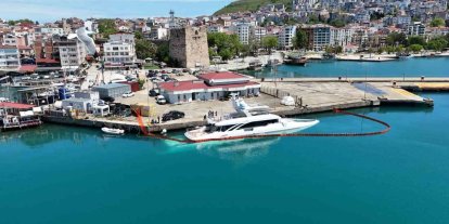 Sinop’ta yan yatan lüks yatın su alma nedeni belli oldu