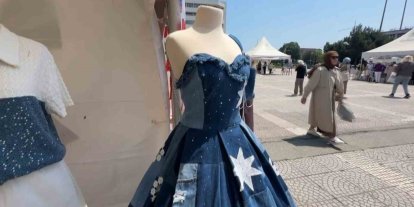 Atık kıyafetler yeniden hayat buluyor
