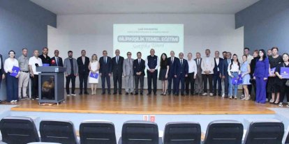 Bilirkişilik temel eğitimini tamamlayan 42 kursiyerlere sertifikaları verildi