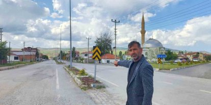 Bozuk yollar tepki çekti, mahalleli isyan etti