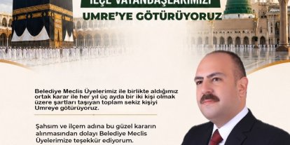 İnönü Belediyesi, her yıl 8 kişiyi Umre’ye götürecek