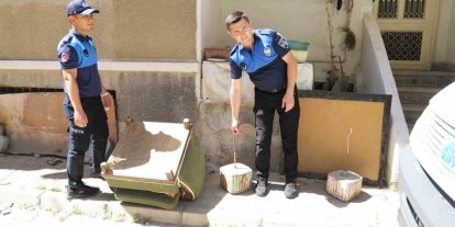 Nazilli Belediyesi’nden kaldırım işgallerine denetim
