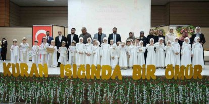 Erzincan’da miniklerin Kur’an sevinci