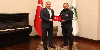 Kars Valisi Ziya Polat, Muş AFAD İl Müdürü Ahmet Daştemir’i Makamında Kabul Etti
