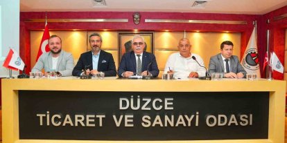 Düzce TSO meclis toplantısı gerçekleştirildi