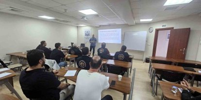 İtfaiye personeline patlamadan korunma eğitimi
