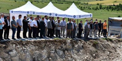 Vezirköprü OSB’de ilk temel heyecanı