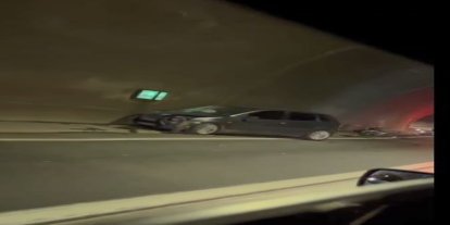 Tünelde feci kaza: Motosiklet sürücüsü hayatını kaybetti