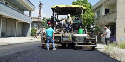 Kahramanmaraş’ta asfalt mesaisi sürüyor