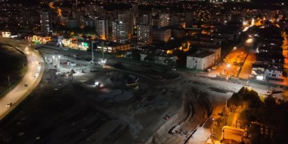 Kartal Katlı Kavşağı’nda çalışmalar aralıksız sürüyor