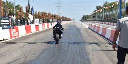 Kepez’de Motodrag heyecanı