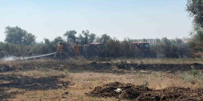Balıkesir’de iki ayrı ilçede çıkan arazi yangınları kontrol altına alındı