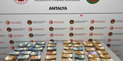 Bebek bezleri içerisine gizlenmiş 20 milyon liradan fazla nakit para ele geçirildi