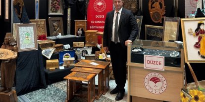 Düzce’yi el emeği ürünlerle Ankara’da temsil ettiler