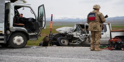 Erzurum’da jandarma bölgesinde bir ayda 34  kişi trafik kazalarında yaralandı
