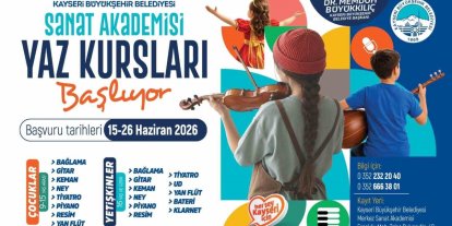 Büyükşehir Konservatuarı’nda Yaz Kursları için kayıtlar başlıyor