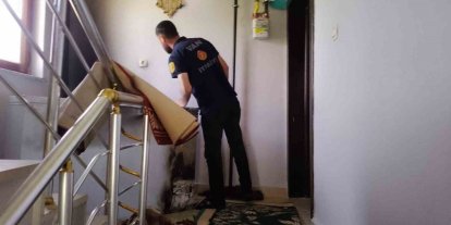 Van’da ev yangını
