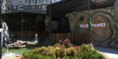 Trabzon’da kuş parkı ilgi çekiyor