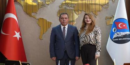 Belediye Başkanı Ötüken Senger Yeşilay Kars Şube Başkanı İlgar’ı Ağırladı