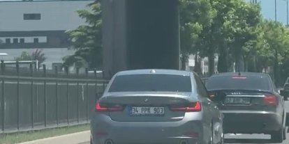 Trafikte tehlikeli seyreden sürücüye 22 bin lira ceza