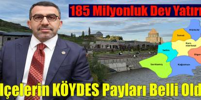 Kars'ta Köy Altyapılarına Dev Destek