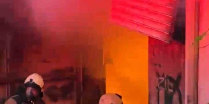 Ataşehir’de mobilya imalathanesinde yangın