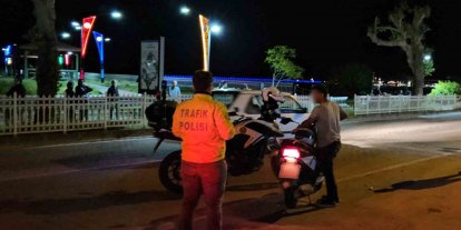 Gürültü kirliliğine sebep olan motosiklet sürücüsüne 35 bin lira ceza