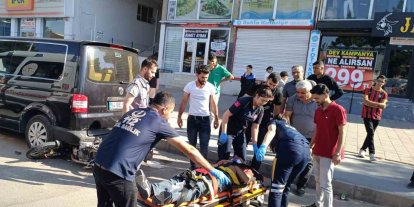Mardin’de otomobil ile motosiklet çarpıştı: 1 yaralı