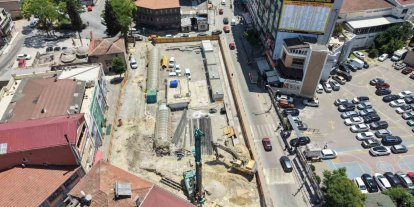 Gebze’de tarihi hamamı gün yüzüne çıkaracak tam otomatik otopark projesi yükseliyor